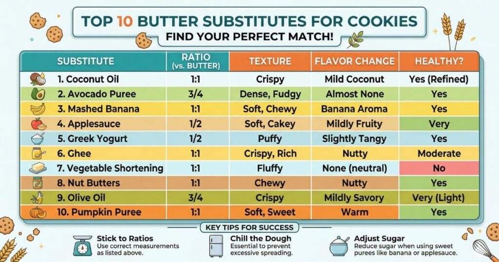 Best Butter Substitute for Cookies