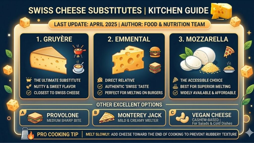 Best Swiss Cheese Substitutes What to Use in Your Kitchen